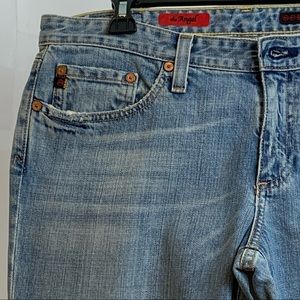 Ag Adriano Goldschmied The Angel Distressed Flare Jeans Size 29 Regular